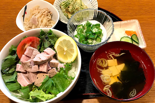 ローストポークねばねば丼